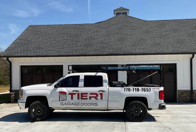 tier1 garage door service truck