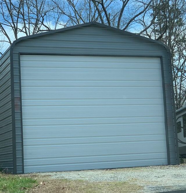 commercial garage door on rv storage